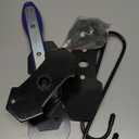 Brake Caliper Compression Tool, Caliper Piston Compressor Tool with Additional 2 pcs Large Steel Plate and 2 Hooks, 360Adjustable Brake Caliper Tool for Single Twin Quad Piston Calipers (Blue)