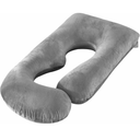 Body Pillow for Sleeping Large U-Shape Soft Full Body Pillow with Washable Cover Adults Side Sleeper Pillow for Legs, Lower Back, Head, Neck, Shoulder Support (Grey)