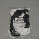 Civaner Black and White Christmas Tree Skirt 24 Inch Ruffle Tree Skirt Fluffy Christmas Mat Farmhouse Decoration for Holiday Party Mnini Xmas Decoration