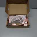 Coutgo Girls Dress Shoes Sandals Chunky Low Heels Bow Ankle Strap Flower Girl Wedding Party Shoes, 3 Little Kid