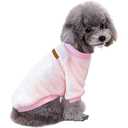 Jecikelon Pet Dog Clothes Dog Sweater Soft Thickening Warm Pup Dogs Shirt Winter Puppy Sweater for Dogs (Z01-Pink, Large)