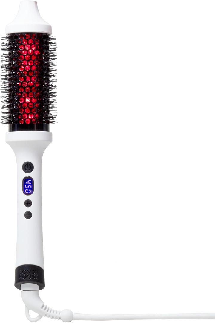 Infrared Thermal Brush, Heated Thermal Round Brush for Smooth + Shiny Hair, Dry Hair Styling for Instant Volume, Less Hair Breakage + Minimizes Snags, Frizz-Free