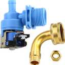 W10648041 Dishwasher Water Inlet Valve W10327249 Dishwasher Water Inlet Valve & Fitting W10685193 Water Inlet Supply Elbow Hose Fit for Whirlpool Dishwasher By AMI PARTS Replaces W10195048