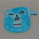 Cold Face Eye Mask Ice Pack Reduce Facial Puff, Dark Circles, Gel Beads Hot Heat Cold Compress Pack, Face SPA for Woman Sleeping, Pressure, Headaches, Skin Care, Post Laser Cosmetic Care[Blue]