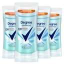 Degree Advanced Antiperspirant Deodorant 4 count 72-Hour Sweat & Odor Protection Shower Clean Antiperspirant for Women with MotionSense Technology 2.6 oz