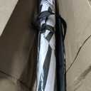 Golf Umbrella Windproof Large 62 Inch Double Canopy for Rain, Black/White