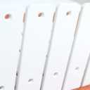 12 Pack - L 11" x H 6" x W1.5, 5mm Thick White L Shelf Bracket, Iron Shelf Brackets, Metal Shelf Brackets, Floating Shelf, Shelf Supports with Screws