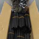 VTRIN 10 Tier Shoe Rack Tall Large Capacity Wide Shoe Organizer with Two Hooks Sturdy Metal Shoe Shelf for Entryway, Closet, Bedroom (Black)