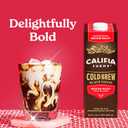 Califia Farms - Pure Black Medium Roast Cold Brew Coffee, 32 Oz (Pack of 6), 100% Arabica, Shelf Stable, Plant Based, Vegan, Gluten Free, Non GMO, Sugar Free, Iced Coffee