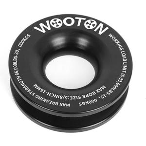 Snatch Recovery Ring 66,000 lbs Aluminum,Snatch Block Ring Pulley for Soft Shackle ATV UTV SUV Truck Off-Road Vehicle Towing Rcovery (Black) Snatch Recovery Ring 66,000 lbs Aluminum,Snatch Block Ring Pulley for Soft Shackle ATV UTV SUV Truck Off-Road Vehicle Towing Rcovery (Black)