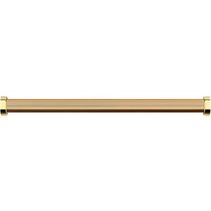 Wall-Mounted Wardrobe Rod, Aluminum Alloy Clothes Rail with End Sockets and Screws, for Wardrobe/Shoe Rack/Laundry Room, 2.4mm Thick Rod Wall (Color: Gold, Size: 60cm/23.6in)