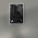 Wallet Tracker Card, Slim Rechargeable Bluetooth Item Locator, Smart Finder Compatible with Apple Find My for Wallet, Luggage, Passport, IP68 Waterproof (iOS Only) (Carbon Fiber Black)