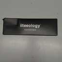  iiteeology Compatible with Apple Watch Band, Natural Wooden Steel Link Bracelet for iWatch Ultra 3/ Ultra 2/ Series 1-11 49mm 46mm 45mm 44mm 42mm - Black