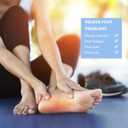 4 x Ronsan Memory Foam Insoles for Women - Comfort Replacement Shoe Inserts for Running Shoes, Sneaker, Work Boot, Hiking Shoes, Cushioned Shock Absorbin Shoe Insoles, Black US 8.5