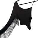Woman's Body With 1 Sleeve Bodysuit Black M