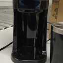 Elite Gourmet EHC111A Personal Single-Serve Compact Coffee Maker Brewer Includes 14Oz. Stainless Steel Interior Thermal Travel Mug, Compatible with Coffee Grounds, Reusable Filter, Black