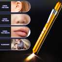 Tuanse 16 Pack Pen Light Nurse LED Penlight Pen Lights for Nurses Pupil Penlight with Pupil Gauge Reusable for Nurse Students Doctors Daily Use
