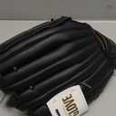 Franklin Sports Field Master Baseball + Softball Glove - Field Master Adult + Youth Baseball + Softball Mitt - Men's + Women's Gloves - Right Hand Throw (Black/Gold)