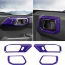 Inner Door Handle Cover Trim fit for 2021-2025 Ford Bronco Accessories, Purple