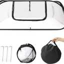 Garden Row Accelerator Plants Cover, 45" x 22" x 16" Garden Covers for Raised Beds, Waterproof Insect Bird Barrier Plant Net Cage for Protecting Fruits Vegetable Seedlings Row (1 Pc)