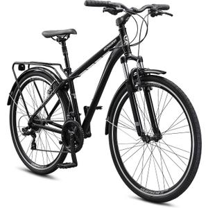 Schwinn Discover 2 Hybrid Bike, 700c Mens and Womens Bike, 21-Speed Hybrid Bicycle, Alloy Frame, Suspension Fork, Front and Rear Linear Pull Brakes, Adult Bicycle