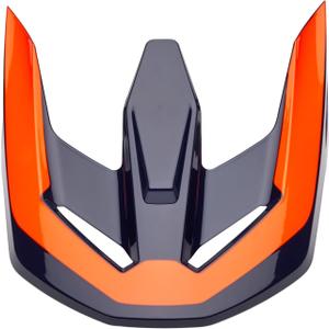 Fox Racing V1 Helmet Visor - Nitro (Large, Orange)