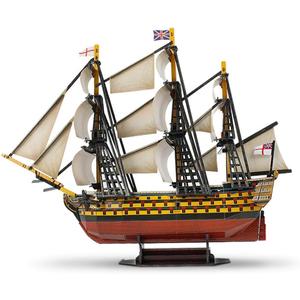 3D Wooden Boat Puzzle Royal Navy Victory Sailing Ship Model Kit 189pcs Assemly Model