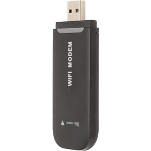 USB Adapter, 4G Mobile Router Portable Network Adapter, USB Powered Travel Hotspot 4G LTE Router, Supports 10 Device Connections