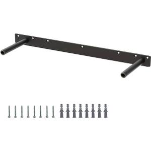 18 Inch Steel Heavy Duty Blind Wall Mount Floating Shelf Bracket -Hidden Shelf Bracket Pair with 150 LB Weight Capacity - Invisible Supports Shelves of Any Length -3/4 Inch Steel Rods