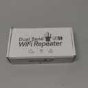 WiFi Signal Booster with 4 Directional Antennas  1200Mbps Dual Band (5GHz/2.4GHz),WiFi Extender Covers 12,880 Sq.ft, Easy Home Setup and 105-Device Support