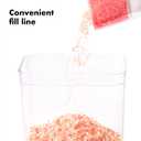 OXO Good Grips POP Container - Airtight Food Storage - Small Square Tall 2.3 Qt Ideal for spaghetti, linguini and lasagna