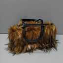 Oweisong Faux Fur Tote Handbag for Women Furry Shoulder Crossbody Bag Fluffy Plush Hobo Satchel Top Handle Bag