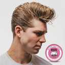 REUZEL Pink Grease Pomade, Strong All Day Hold, Oil-Based Styling Wax, Medium Shine, Easy To Wash Out, For All Hair Types