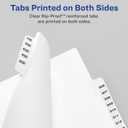 Avery Legal Exhibit Side Tab Dividers, Avery-Style, 26-Tab, 76-100, Letter Size, White, 25 per Set (11397)