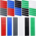 Konohan 120 Pcs Plastic Flat Shims Structural Tile Plastic Shims for Leveling, 3/64, 5/64, 1/8, 5/32, 13/64, 15/64, Green, Black, White, Grey, Blue, Red