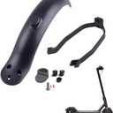 2 Pieces Rear Fender Mudguard Bracket Rear Fender Scooter Replacement Accessory Support for Xiaomi M365/ M365 Pro Scooter with Screws and Screw Caps