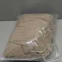 H.VERSAILTEX Super Stretch Individual Seat Cushion/Couch Slipcover Sets Thick Jacquard Textured Twill Fabric (3 Piece Sofa Covers, Sand)