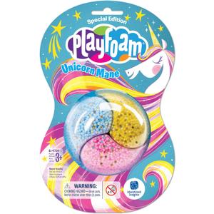 Educational Insights Playfoam Limited Edition Unicorn Mane Jumbo Pod Party Pack, Set of 12, Fidget, Sensory Toy for Boys & Girls, Ages 3+ (Multicolor)
