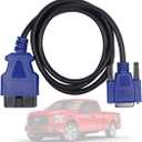 16 Pin OBD2 Cable Adapter Compatible with Nexiq USB Link 2 & 3 J1962 Diagnostic Cable for Ford, GM, Dodge, Volvo, Mack, Isuzu, Hino 493113