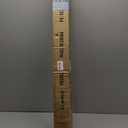 Heavy Duty Double Curtain Rods With Cylindrical Cap Finials 36 to 72" Telescoping 1 Inch Diameter Front and 5/8 Inch Diameter Back Window Drapery Rods, Matte Black