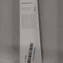 Stainless Steel Straws Metal Reusable Drinking Straw for Juice Iced Coffee Cold Beverage Water Highball Glasses 20oz Tumblers Mugs Cups, 0.24" 6mm Wide 215mm Long, Set of 8 with Brush, Silver (0.24" Width x 8.46" Length)