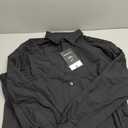 Van Heusen Regular Fit Long Sleeve Dress Shirt BLACK 15.5 Nk 32-33 Sl, M