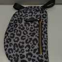 Bum Bag Crossbody Bag for Women | Spacious Bum Bags | Nylon Crossbody Fanny Packs | Leopard Purse Belt Wallet (Color Bum Bag-Grey Leopard)