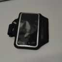 Running Armband with Earphone Bag Cell Phone Armband for iPhone 17 16 15 Pro 14 Plus 13 11 XR, Galaxy S24/S10 Water Resistant Sports Phone Holder Case & Zipper Slot Car Key Holder for 6.7 inch Phone (Black (Up to 6.7''))