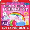 Doctor Jupiter Girls First Science Kit for Kids Ages 4-5-6-7-8 | Birthday Gift Ideas for 4+ Year Old Girls | STEM Toy Kit with 50+ Experiments | Learning & Educational Projects