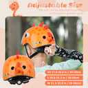 Toddler Kids Bike Helmet, Adjustable and Multi-Sport, 3 Sizes for Ages 1-2-3-5-8-14 Years Child Infant Boys Girls, S: 50-54 cm / 19.6"-21.3"