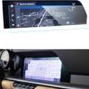 LUWU for 2021-2025 Porsche 911 Turbo 911 Carrera Screen Protector 10.9Inch 2024 Porsche 911 Accessories 911 Turbo Navigation Protective Film 2025 911 Turbo Carrera Touchscreen Protector Tempered Glass