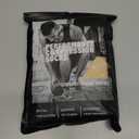 bropite Zipper Close Toe Compression Socks for Women and Men 2 Pairs Knee high 15-20mmHg for Walking Running Nurses Pregnancy
 Size 4XL