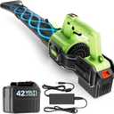 Cordless Leaf Blower, 710CFM & 200MPH, 6-Speed Turbo Blower with 42V 6.0Ah Battery  Lightweight Electric Blower for Yard, Lawn, Dust & Snow Cleaning
