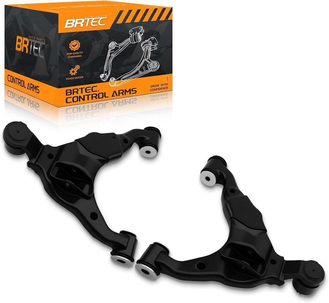 2PCS Front Lower Control Arms with Ball Joint Assembly Compatible with Toyota Tacoma 2005-2015 (4WD Base models; RWD Pre Runner models; 2015 TRD Pro) - Driver & Passenger Side
